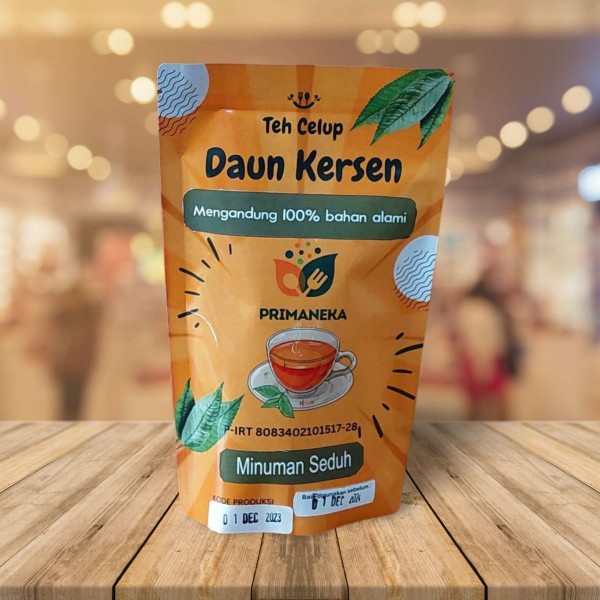 TEH  CELUP DAUN KERSEN PRIMANEKA